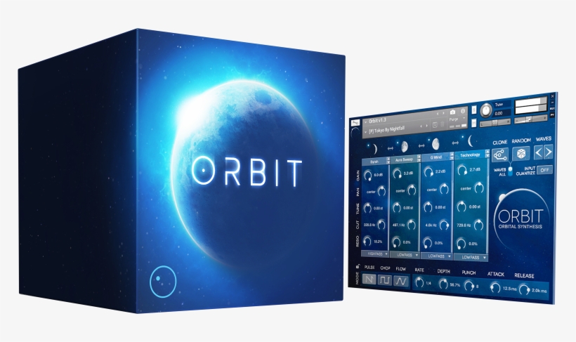 Wide Blue Sound - Synthesizer, transparent png