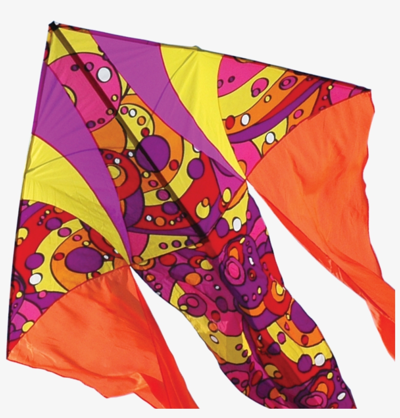 Flo-tail Kite - Warm Orbit 6.5 Foot Flo-tail Delta Kite 33217, transparent png