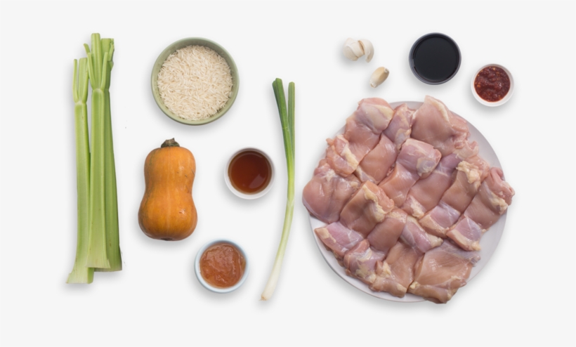 Orange Chicken With Honeynut Squash & Rice - Lomo, transparent png