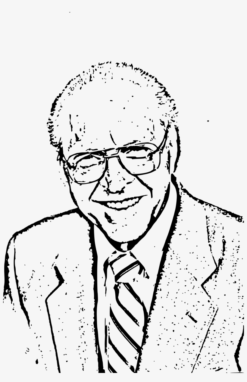 Clipart Royalty Free Grandpa Clipart Black And White - Uncle Black And White, transparent png