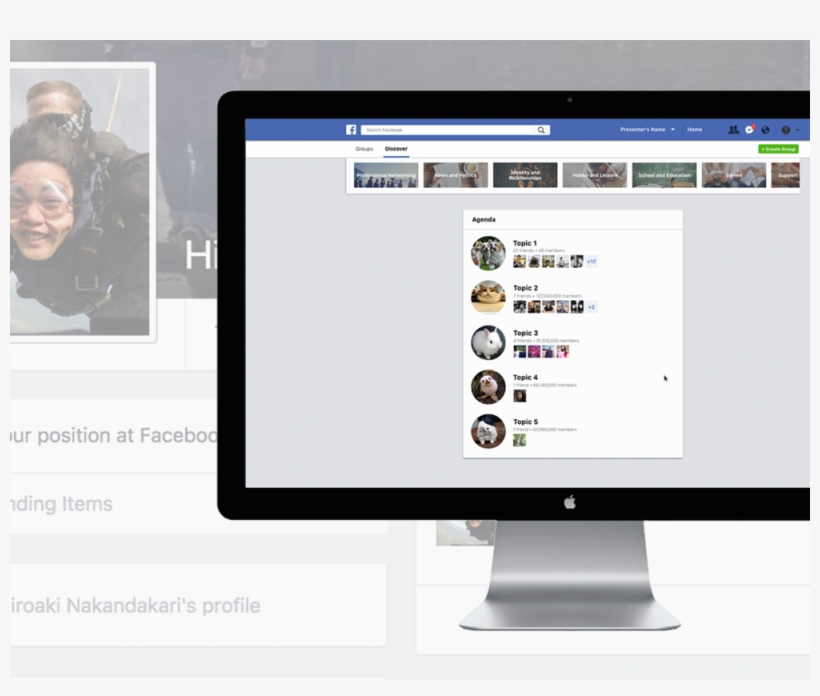 Facebook Template Thumbnail, transparent png