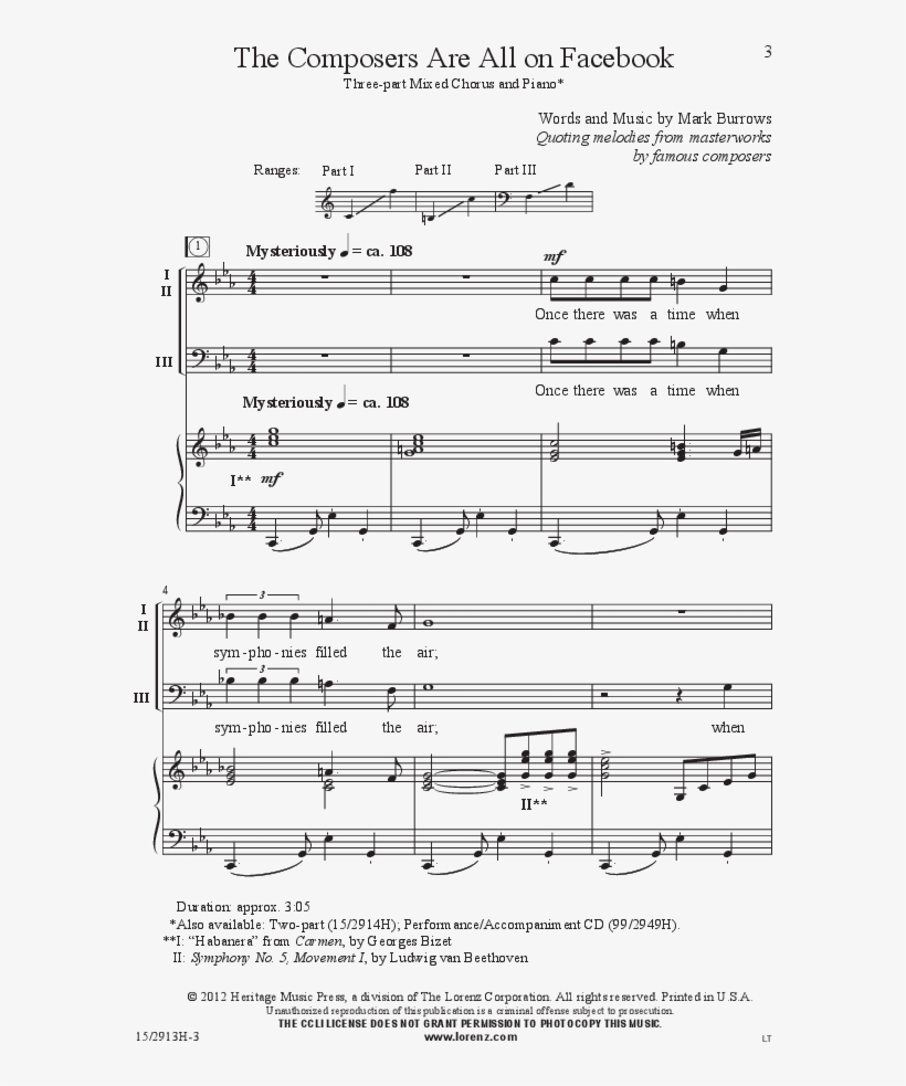 The Composers Are All On Facebook Thumbnail, transparent png