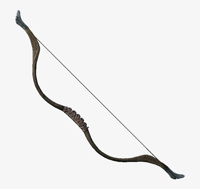 Skyrim Hunting Bow Png, transparent png