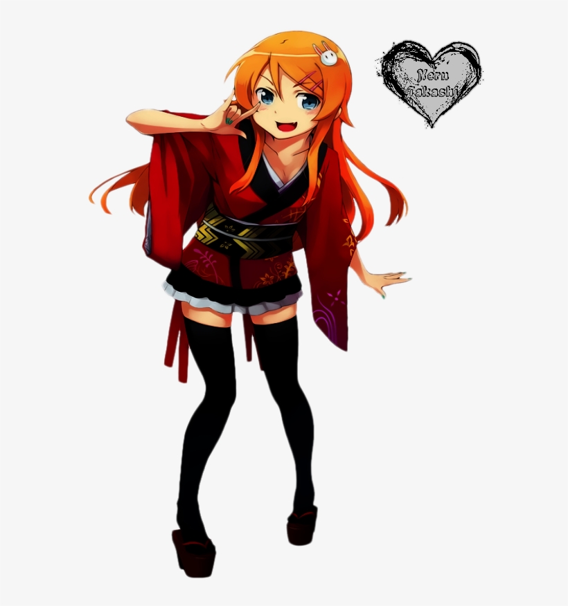 Render Kirino Kousaka Using Kimono By Nerutakashi-d730oiu, transparent png