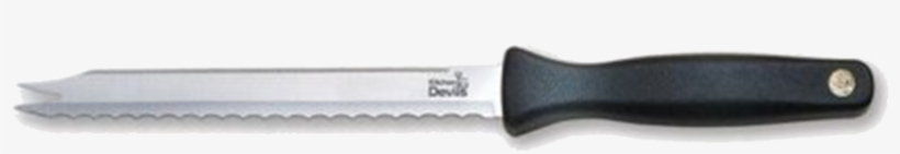 Kitchen Devils Double-sided Carving/bread Knife, transparent png