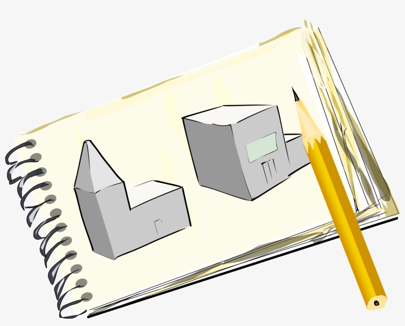 Big Image - Sketch Pad Clipart Free, transparent png