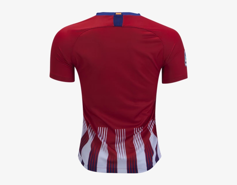 Atletico Madrid 2018/2019 Home Shirt Jersey Football, transparent png