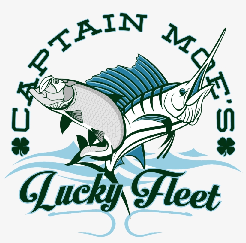 Captain Moe's Lucky Fleet Logo - Ship Captain Embroidery Design, transparent png