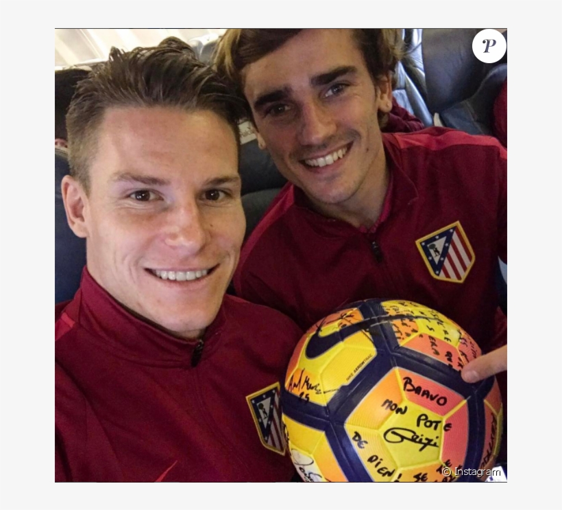 Kevin Gameiro A Marqué Trois Buts Dont Deux Sur Une - Atletico De Madrid, transparent png
