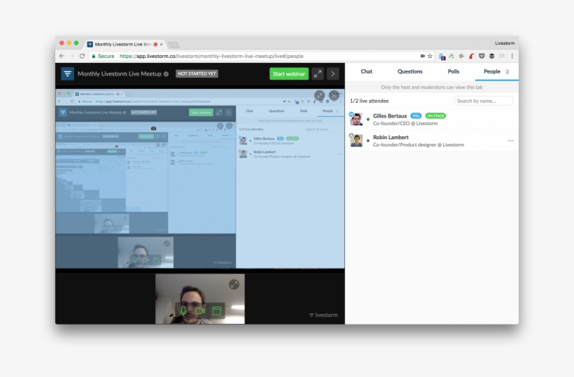 The Livestorm Interface - Livestorm, transparent png