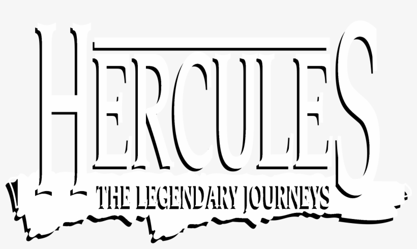 Hercules Logo Black And White - Calligraphy, transparent png