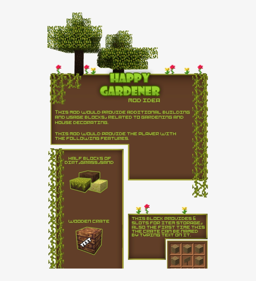 Happy Gardener's Mod, transparent png