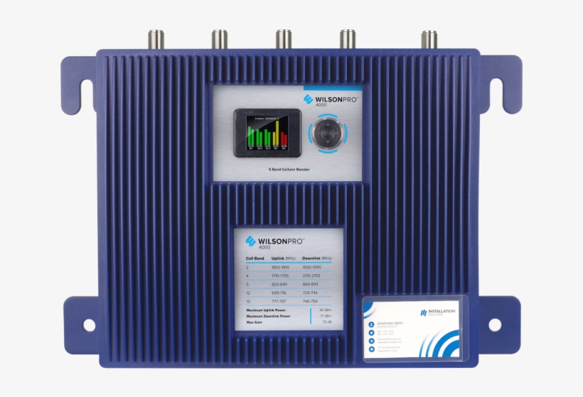 Wilsonpro 4000 Enterprise Signal Booster For Voice, - Wilson Pro 4000, transparent png