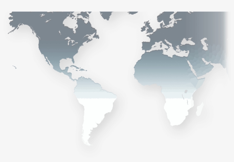 World Map Silver And White - Wow Air Destinations Map, transparent png