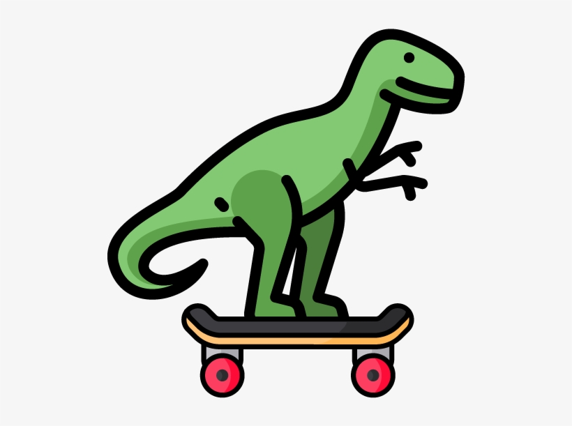 Dino - Skateboard Wheel, transparent png