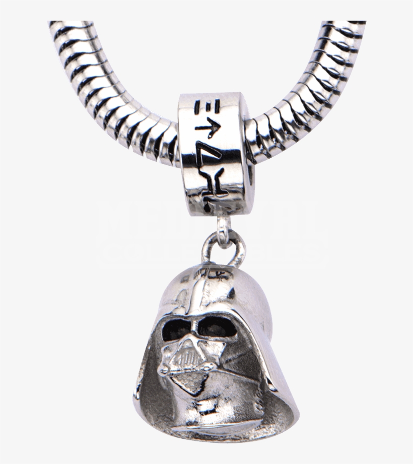 Stainless Steel Star Wars Darth Vader Charm, transparent png
