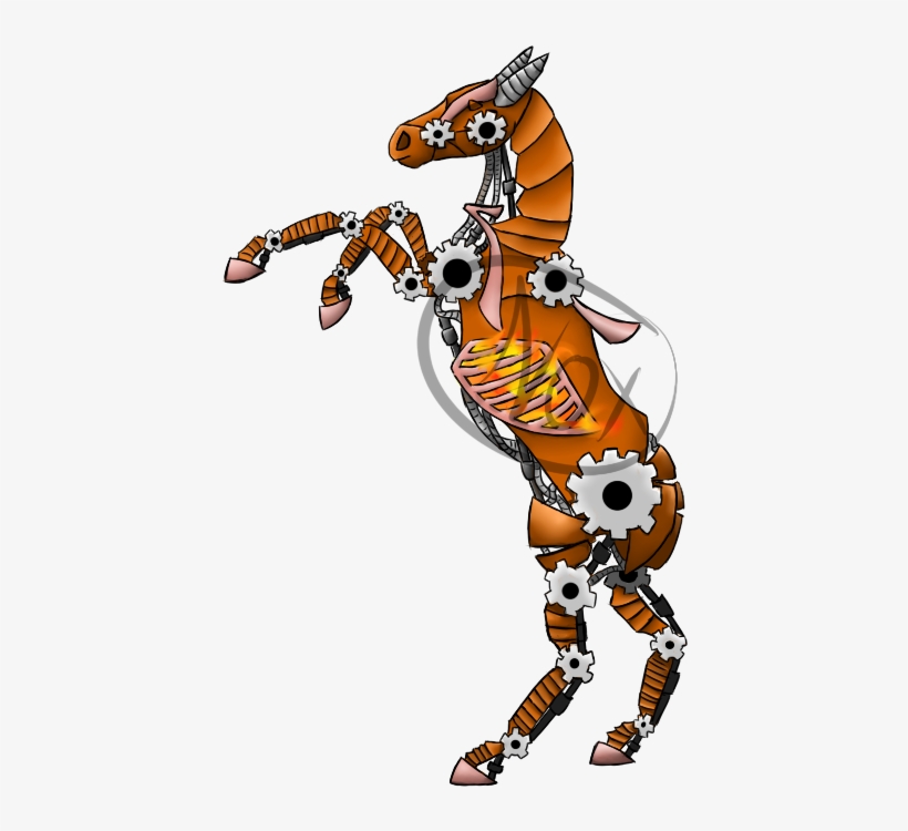 Steampunk Horse Update - Steampunk Transparent Animal, transparent png