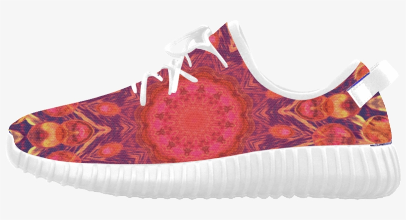 Sunburst, Abstract Peach Cream Orange Star Quilt Grus - Sneakers, transparent png