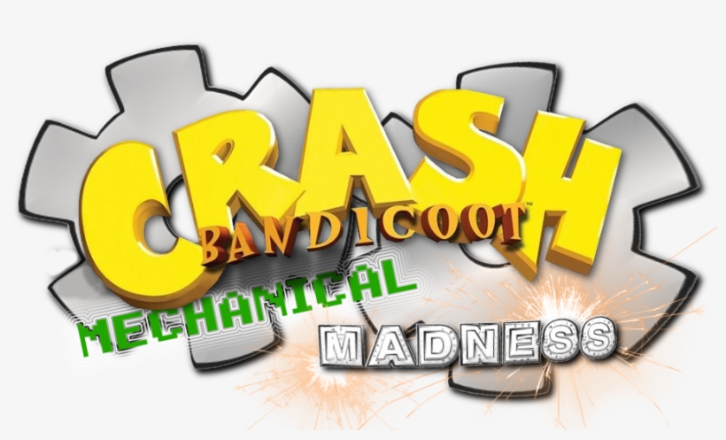 Crash Bandicoot Mechanical Madness - Crash Bandicoot Font Psd, transparent png