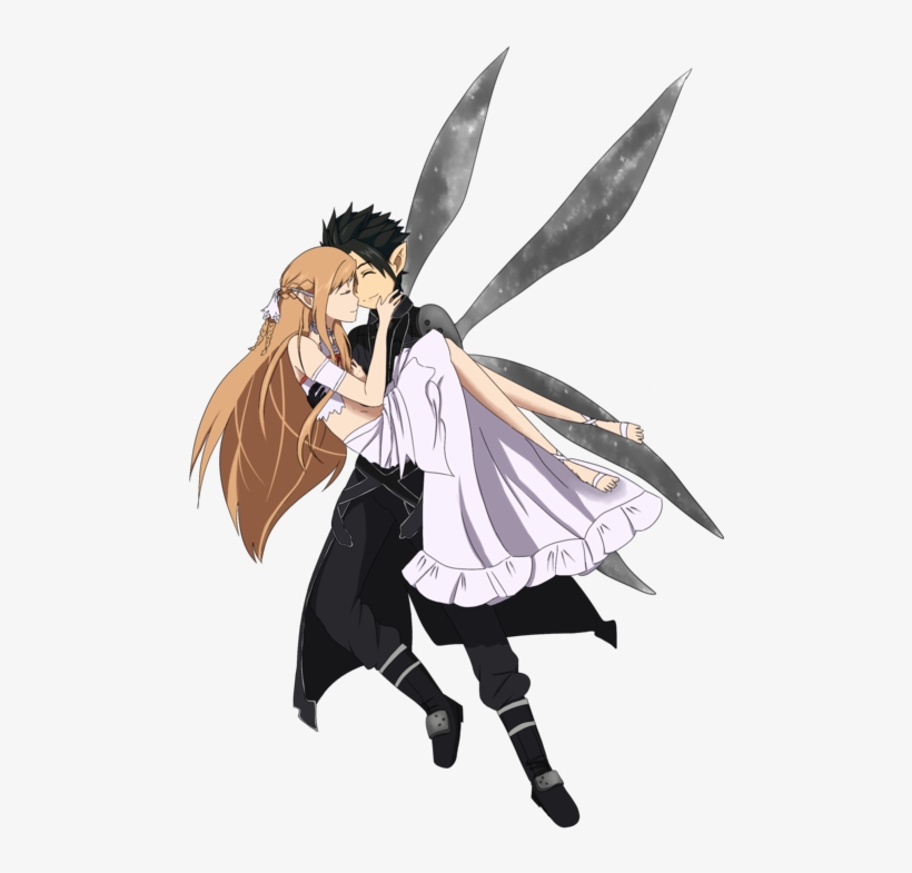 Kirito X Asuna <3 <3 Los Siete Pecados Capitales, Mangas, - Asuna Y Kirito Png, transparent png