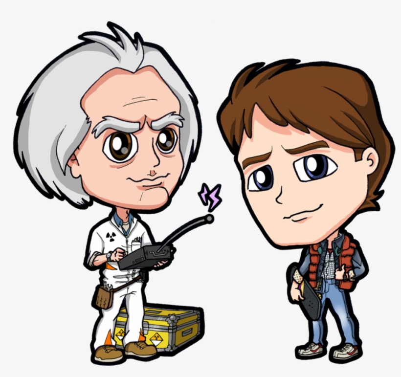 Doc Back To The Future Png Png Royalty Free Stock - Doc Back To The Future Cartoon, transparent png
