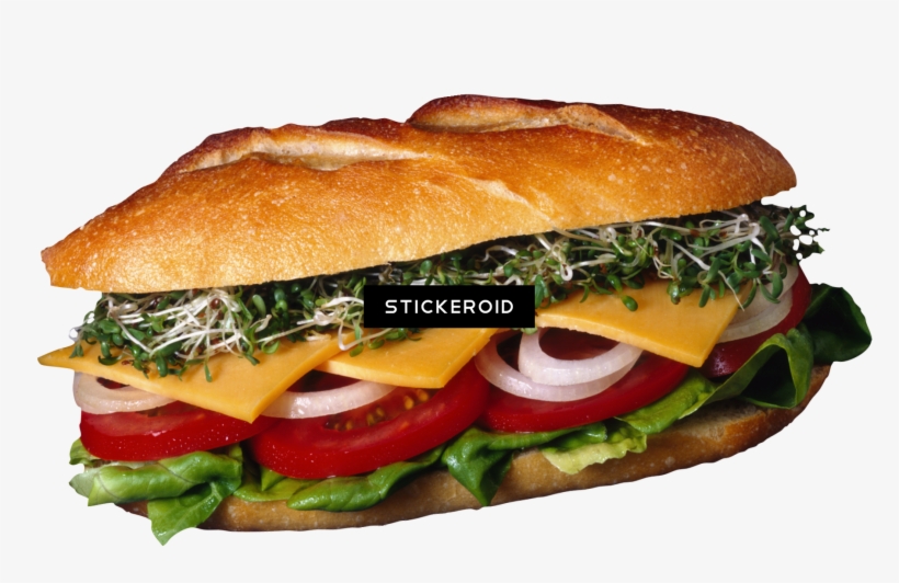 Sandwich And Burger - Custom Sub Sandwich Rectangle Badge W/ Bar Pin (2 1/2"x3, transparent png