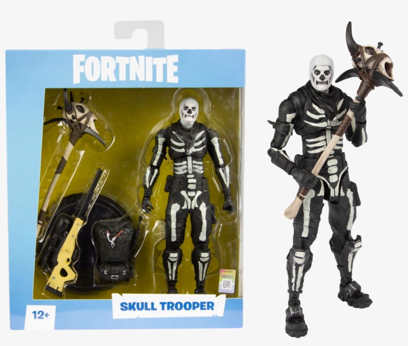 Skull Trooper 7” Action Figure - Fortnite Skull Trooper Action Figure, transparent png