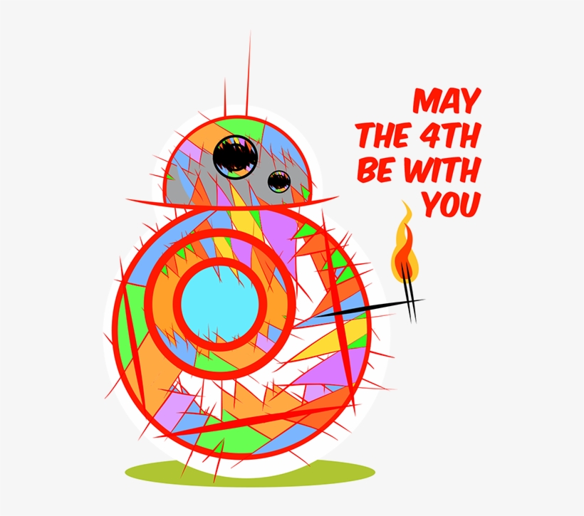 May The 4th Be With You Bb8 Cartoon - You Can’t Do, transparent png