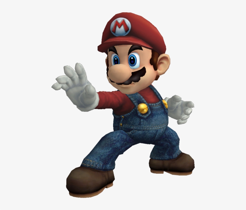 Download Zip Archive - Super Smash Bros Brawl Mario Model, transparent png