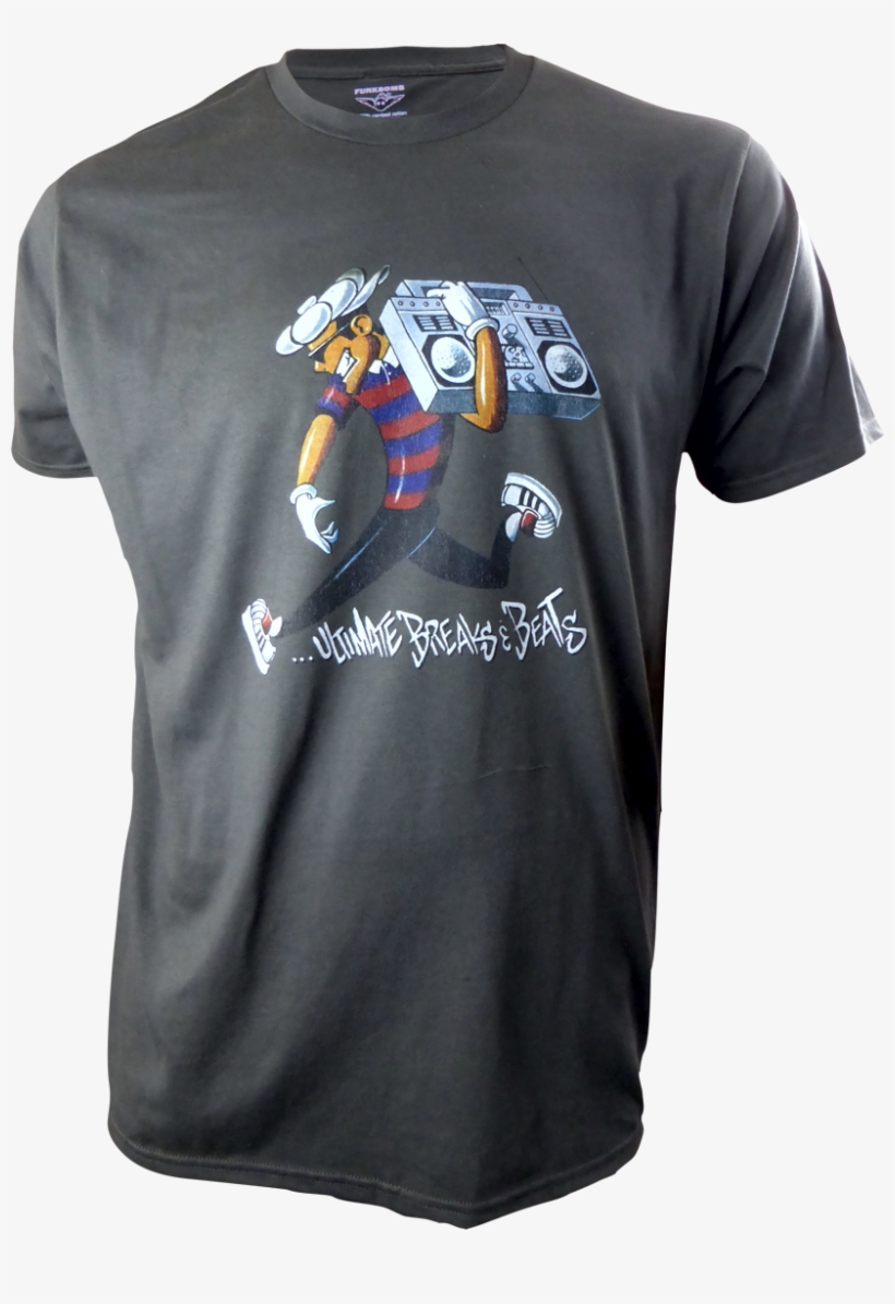 Ultimate Breaks & Beats Boombox T Shirt, transparent png