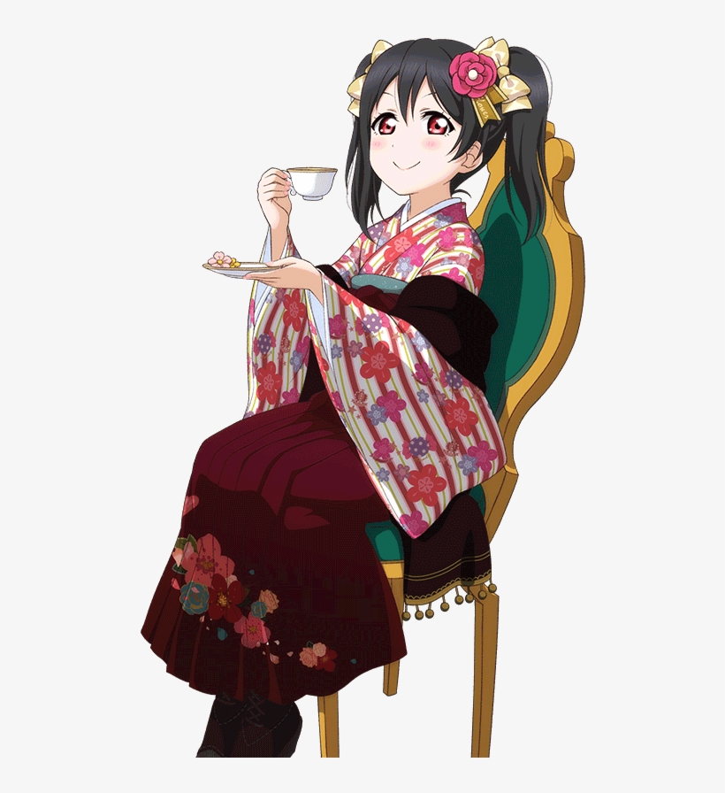 Not Idolized - Love Live Yazawa Nico Unawakened Taisho Kimono Cosplay, transparent png