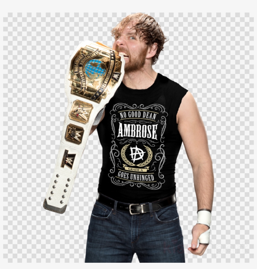 Download Dean Ambrose Intercontinental Champion Png - Dean Ambrose, transparent png