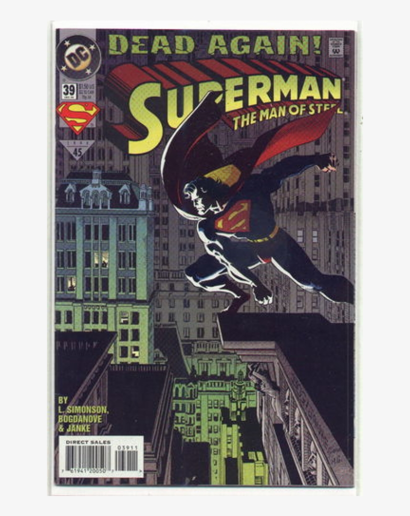Купете Комикс 1994-12 Superman - Superman: The Man Of Steel, transparent png