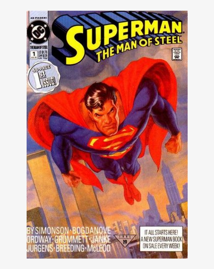 The Man Of Steel 22 Cover A - Dc Superman The Man Of Steel 1, transparent png