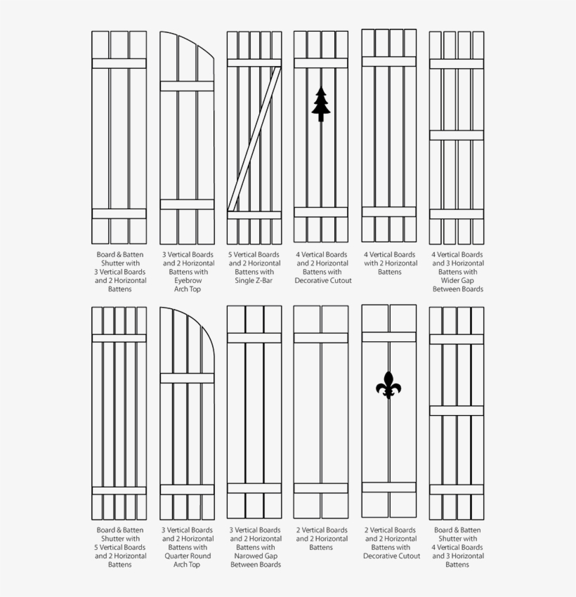 Board And Batten Shutters - Window Shutter, transparent png