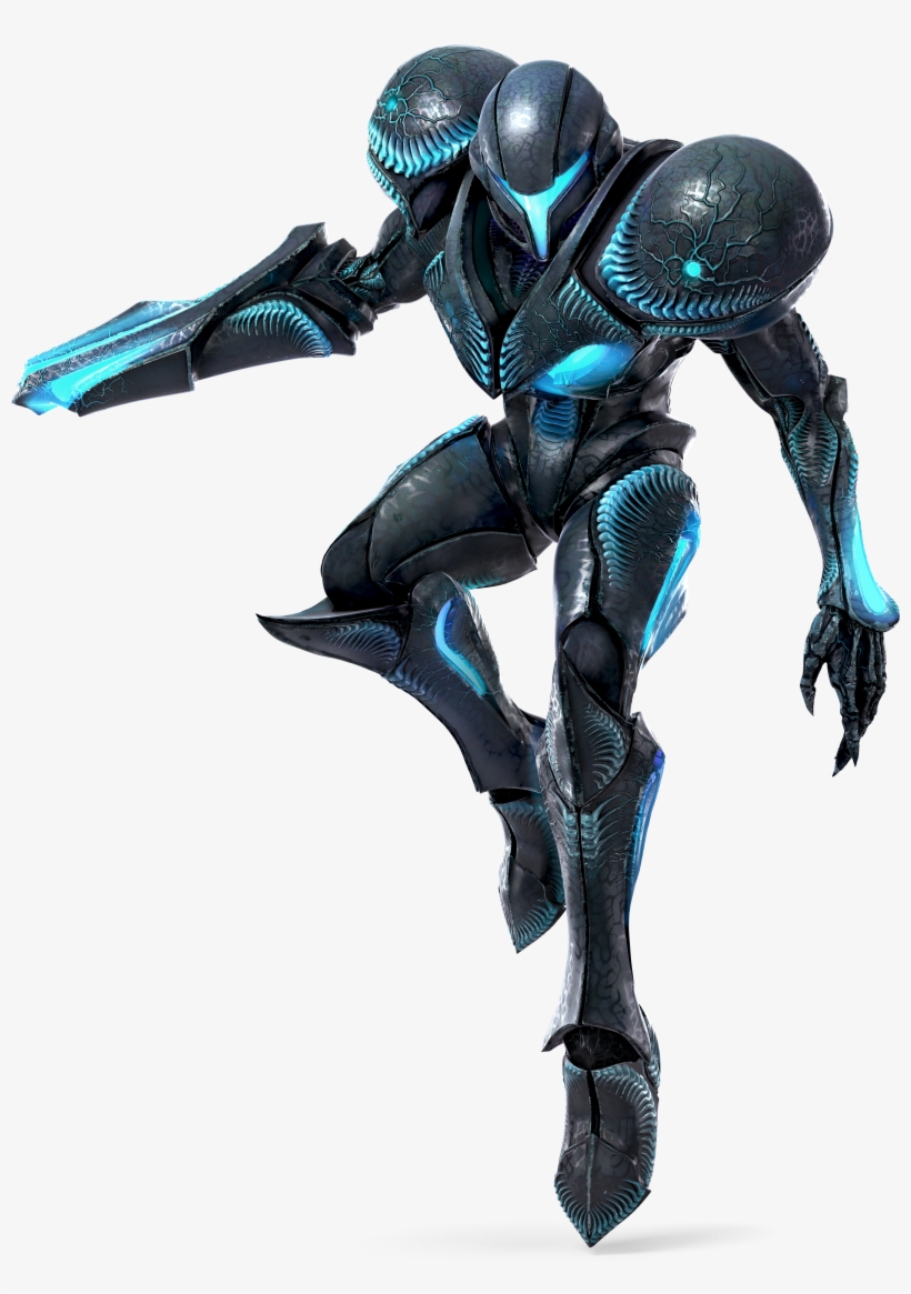 Here's A 5120 X 5120 Pixel Render Of Dark Samus From - Dark Samus Smash Ultimate, transparent png