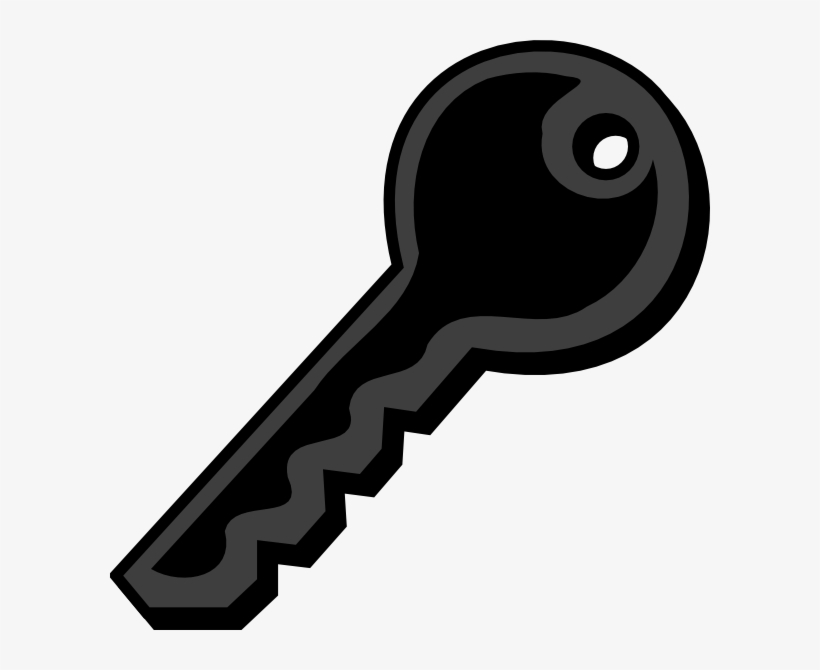 Popular Items For Skeleton Key - Key Black Clip Art, transparent png