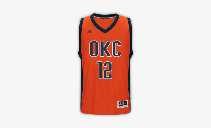 Sunset Orange Alternate - Men's Adidas Oklahoma City Thunder #35 Kevin Durant, transparent png