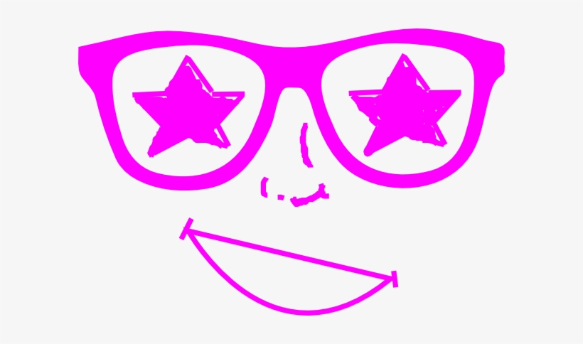 Pink Smiley Star, transparent png
