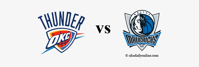 Watch Dallas Mavericks Vs Oklahoma City Thunder Online - Oklahoma City Thunder Logo, transparent png