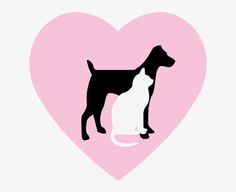 Picture - Dog With A Heart Around, transparent png