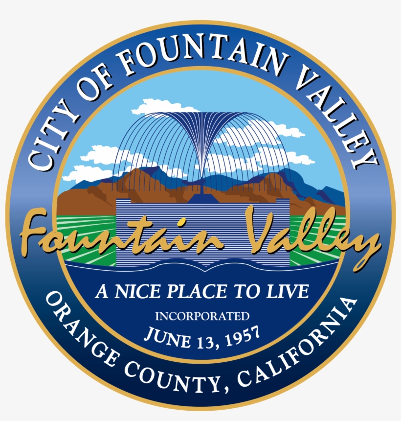City Of Fountain Valley Logo, transparent png