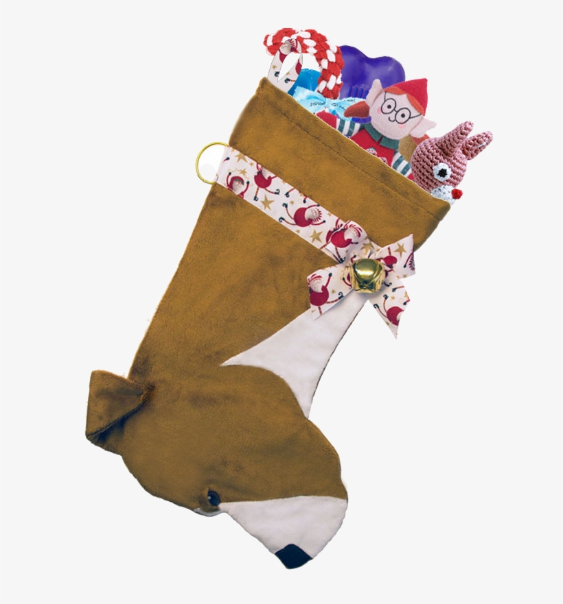 American Pitbull Terrier Dog Christmas Stocking - Dog, transparent png