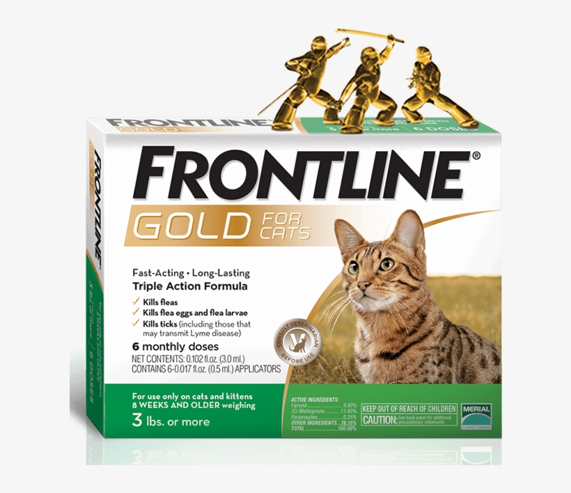 Dogs Product Box For Cats - Frontline Gold For Cats, transparent png