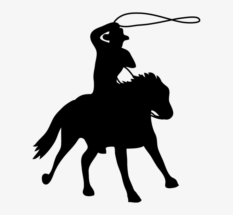 Cowboy Vector Free Png Background Image Cowboy On Horse Silhouette No