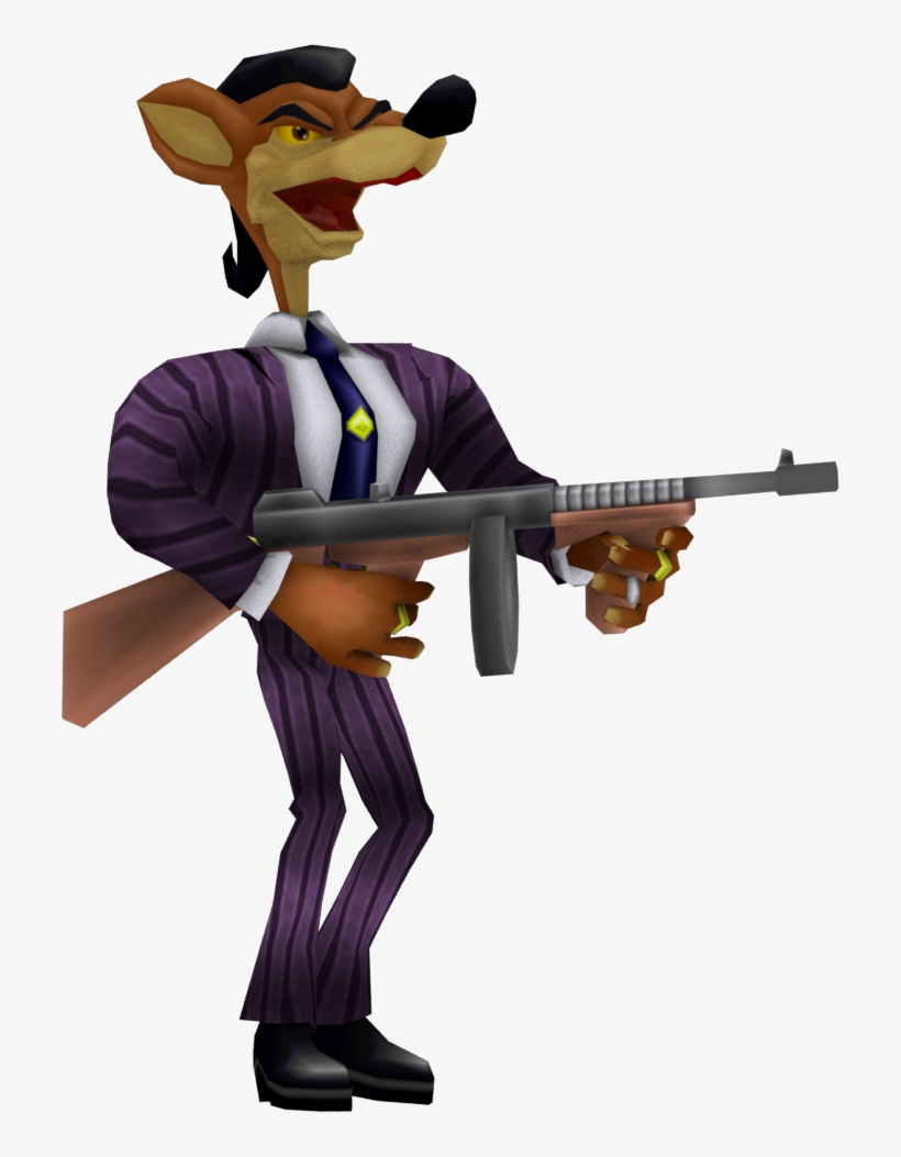 Pinstripe Potoroo Crash Twinsanity - Crash Bandicoot N Sane Trilogy Pinstripe Png, transparent png
