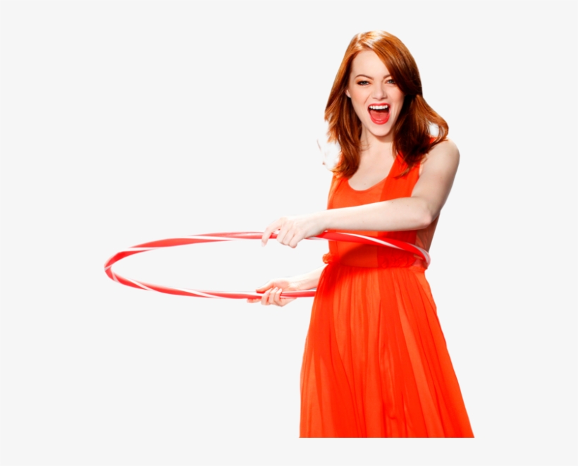 Download Emma Stone Png Transparent Image 189 - Celebrities Hula Hooping, transparent png