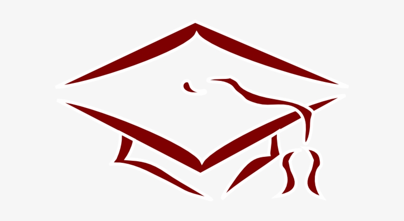Mortarboard Outline-vhs Svg Clip Arts 600 X 368 Px, transparent png