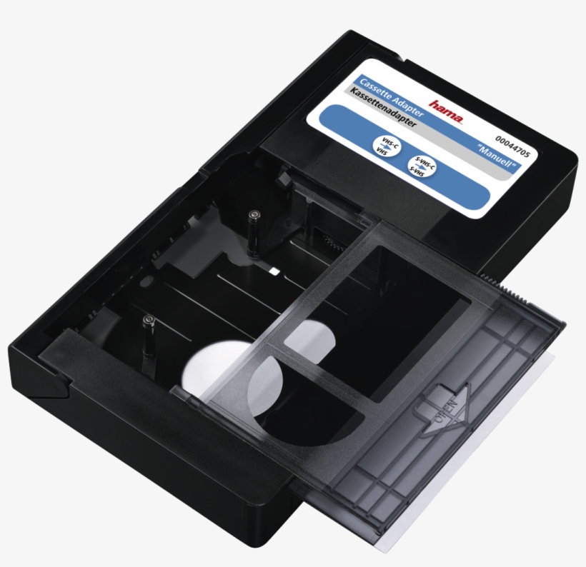 Vhs-c/vhs "manual" Cassette Adapter - Adapter Na Kazetu, transparent png