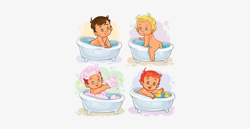 Small Children Take A Bath, Bath, Baby, Child Png And - Child, transparent png